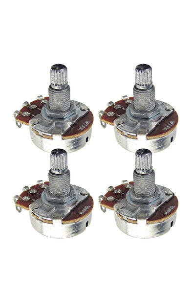 choice2 Long Shaft B500K FLEOR 4PCS Guitar Potentiometers Volume Tone 18-spli...