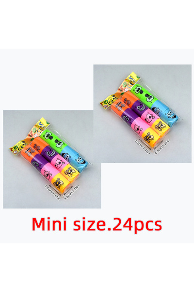 Choice Style as picture Mini 24pcs Multi-Size Rainbow Magic Spring Ring Toys ...