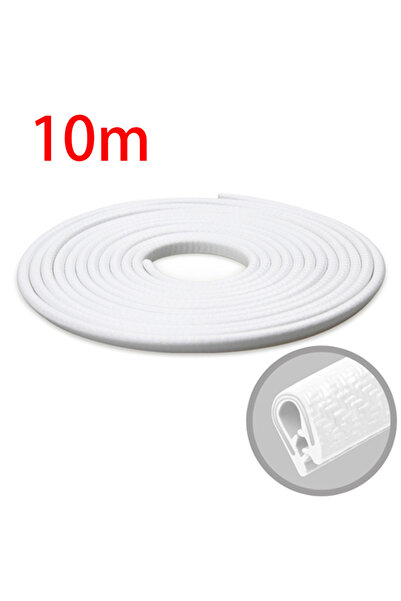 Choice6 Type A white 10m SEAMETAL Anti-Collision Sealing Strip Auto Door Edge...