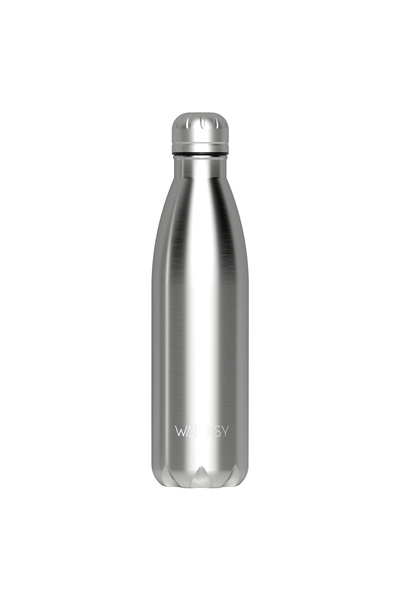 Choice 500ml Silver WATERSY 500ml Stainless Steel Water Bottle Insulated Vacu...