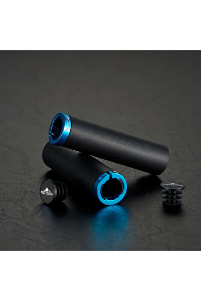 Choice BLUE Bike can lock silicone handle set mountain biker grips silicone s...