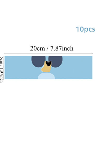 Choice1 L blue10pcs 20pcs/10pcs Blue Dog Water Bottle Packaging Label Birthda...