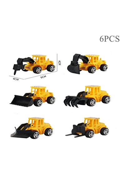 Choice13 1set Excavator Car Crane Tractor Birthday Cake Topper Construction P...