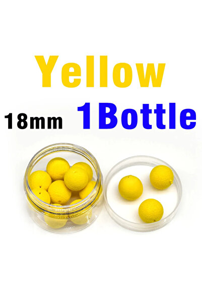Choice 18mm Yellow Carp Boilie Bait with Corn Flavor - Floating Artificial Fi...