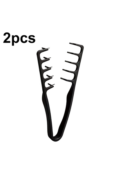 Choice3 Black-2pcs 1/2/5Pcs Volumizing Wide-Tooth Hair Styling Comb Curling T...