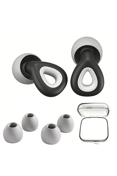 Choice Blakc HUAK Hot Sell Silicone Ear Plugs For Sleeping Noise Reduction Wa...