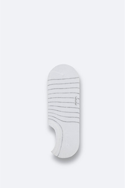 Avva Erkek Beyaz Bambu Karışımlı Sneaker Çorap B008514