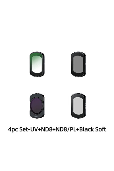 Choice17 Pocket3 Set3 DJI OSMO POKET3 UV Magnetic Filter Kit UV CPL ND8/16/32...
