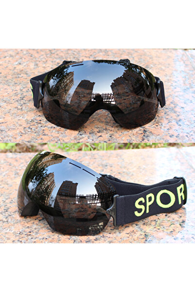 Choice black LIGHTWEIGHT Professional Ski Goggles Men UV400 Adult anti-fog Sn...