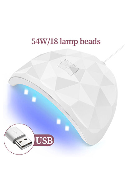 Choice1 USB B-White LULAA 54W USB Cabin UV LED Nail Gel Led Lamp for Nails Ac...