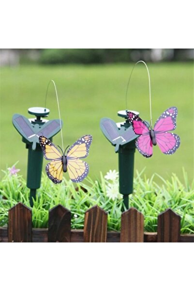 Choice But Garden Decoration Solar Powered Dancing Fluttering Butterflies Fly...