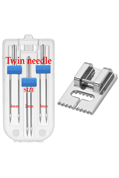 Choice 1 9 Groove Pintuck Presser Foot And 3 PCS Double Needles 3 Size 2/90 3...