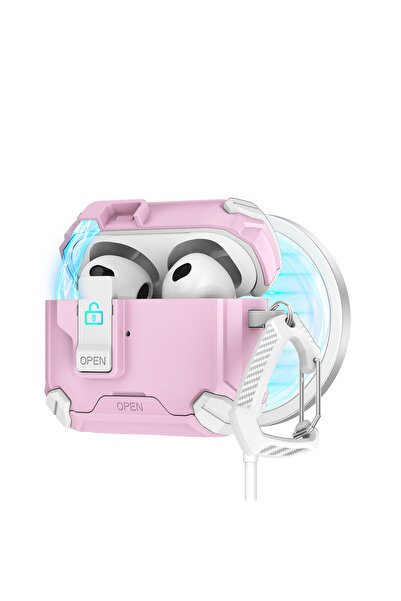 Choice For Airpods 4 Case Pink For AirPods 4 Generation Case Magnetic Automat...