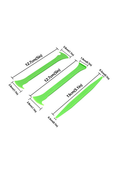 choice2 3pcs Car Vinyl Wrap Tools Curves Slot Micro Stick Squeegee Details To...