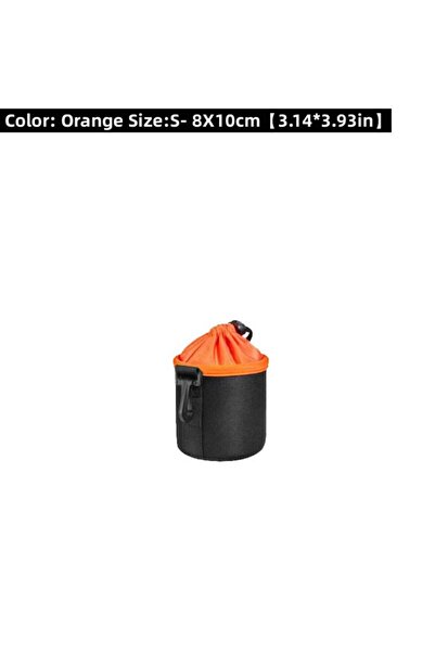 Choice C-Orange-S RF11 Camera Lens Pouch Bag Waterproof Video Lens Soft Draws...