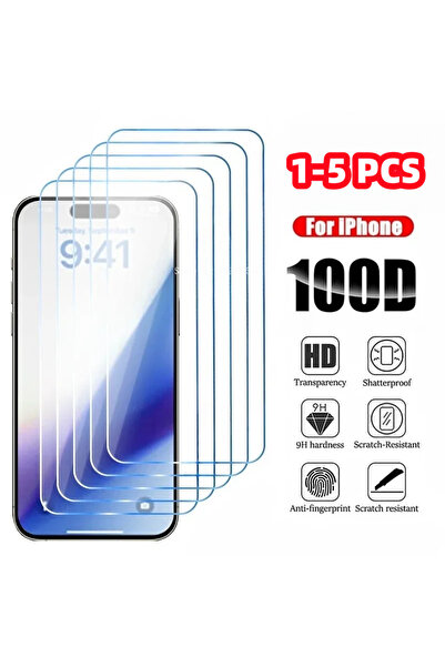 Choice30 iPhone 16 Pro Max High Definition 5 PCS Tempered Glass 1-5Pcs Temper...