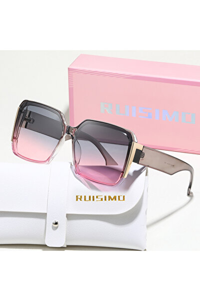 Choice KP6147-C6-RMCASE RUISIMO Square Gradient Sunglasses Women Men Vintage ...