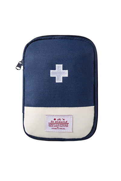 Choice 10.5x15cm blue Outdoor Travel Medicine Storage Box Portable Health Kit...