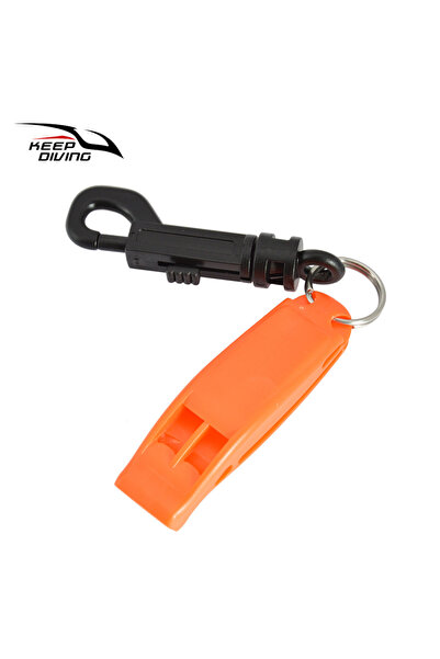Choice Orange 1Pcs Outdoor Dual frequency Survival Whistle Diving Rescue Emer...