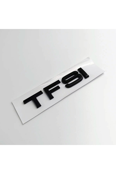 Choice شعار TFSI ثلاثي الأبعاد أسود لامع مصنوع من مادة ABS، حروف TDI، شعار صن...