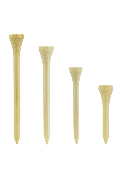 Choice Wood 83mm 100Pcs/Bag Golf Tees Bamboo Golf Balls Holder 4 Sizes Availa...