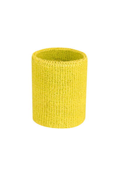 Choice51 80x50 mm Yellow 1PC Colorful Cotton Unisex Sport Sweatband Wristband...