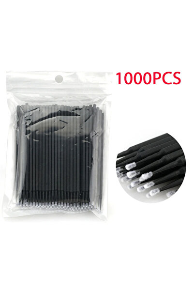 Choice15 Wool Fiber 1000PCS Black 500/1000PCS Eyelash Cleaning Brush Highly C...