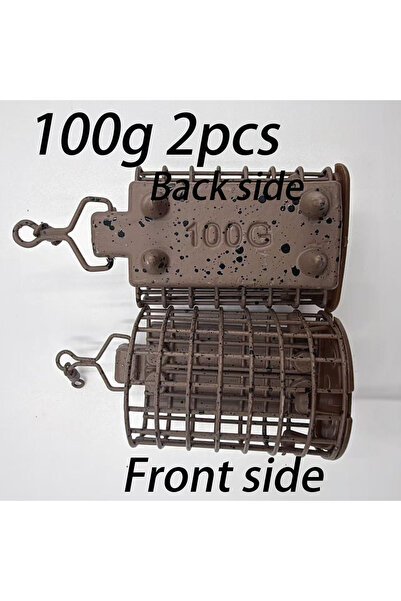 Choice3 Zhong 100g 2Pcs Heavy-Duty Fishing Bait Cage 60g 80g 100g. Carp Bait ...