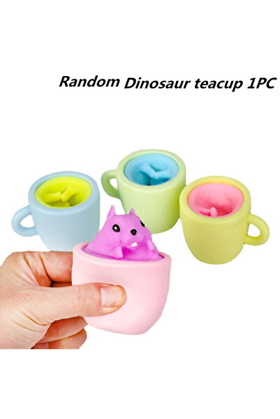 Choice7 Dinosaur teacup 1PC Funny Pumpkin Squirrel Astronaut Block Squeeze An...
