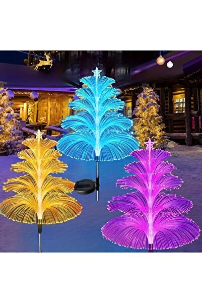 Choice 0-5W 5 Layer Star 1PC Outdoor Solar Garden Lights 7 Colors Variable So...