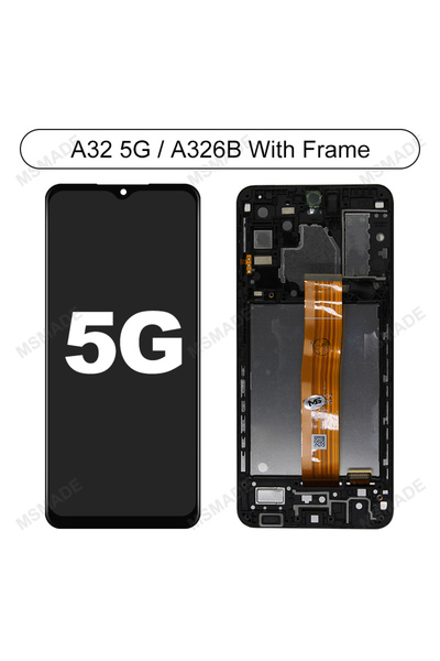 Choice 5G With Frame AMOLED For A32 4G LCD SM-A325F SM-A325M Display Touch Sc...