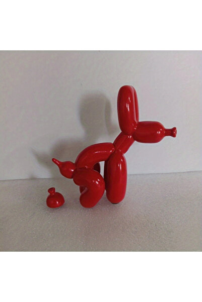 Choice4 10x10cm(small) red Poop Dog Balloon Statue Shiny Gold Creative Dog Ab...