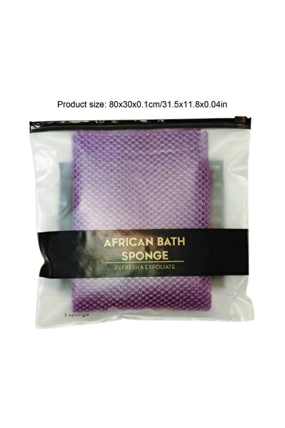Choice3 Purple African Sponge African Bath Net Reusable Body Scrubber For Ski...