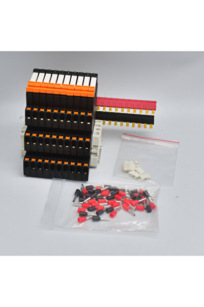 Choice3 وحدة مرحل DIN Rail 10 قطع سوداء 24 فولت HF 41F مع مرحل LED 6A رفيع 5 ...