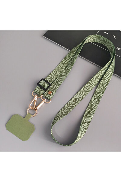 Choice green grass Painted Crossbody Cell Phone Lanyard Adjustable Neckband S...