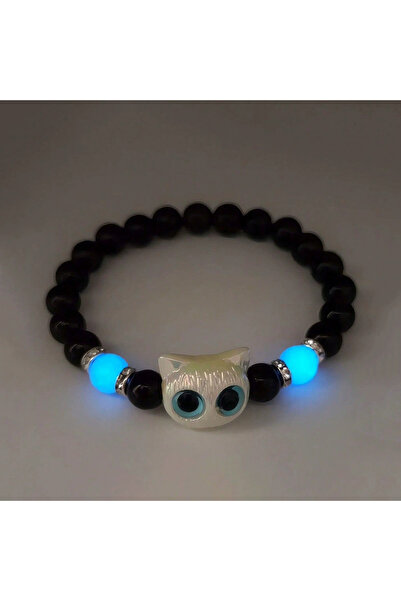 Choice White Bracelet Cute Acrylic Black White Cat Couple Bracelet Necklace G...