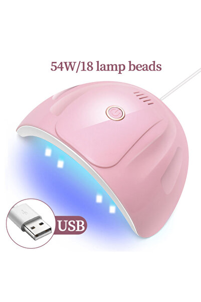 Choice3 USB C-Pink LULAA 54W USB Cabin UV LED Nail Gel Led Lamp for Nails Acc...