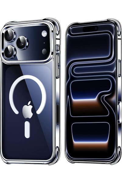 Choice1 For iPhone 17 Pro Transparent Magnetic Case For iPhone 17 16 Pro Max ...