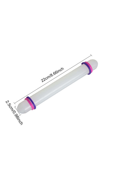 Choice 22cm GMZ 22cm Plastic Rolling Pin Kitchen Cake Baking Tool PP Non Stic...
