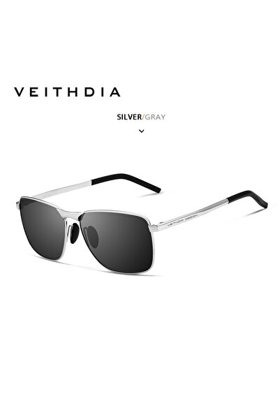 Choice Original Package silver gray VEITHDIA Brand Men's Vintage Sports Sungl...