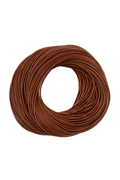 Choice 2mm Brown 5m Genuine Cowhide Leather Round Rope for DIY Necklace & Bra...