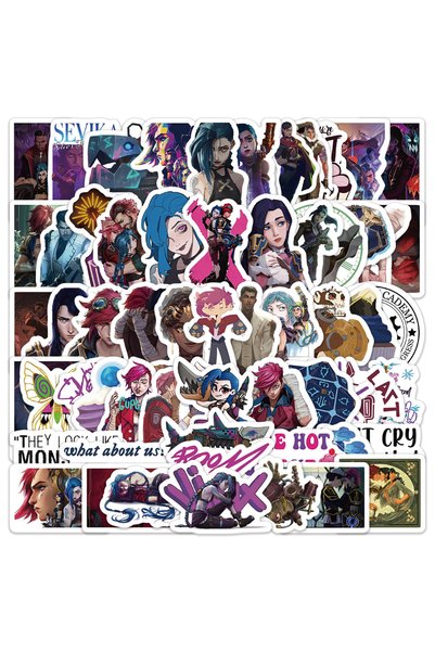 Choice1 Bandai 60PCS 10/30/60pcs Cartoon Game Arcane Stickers Cool Waterproof...