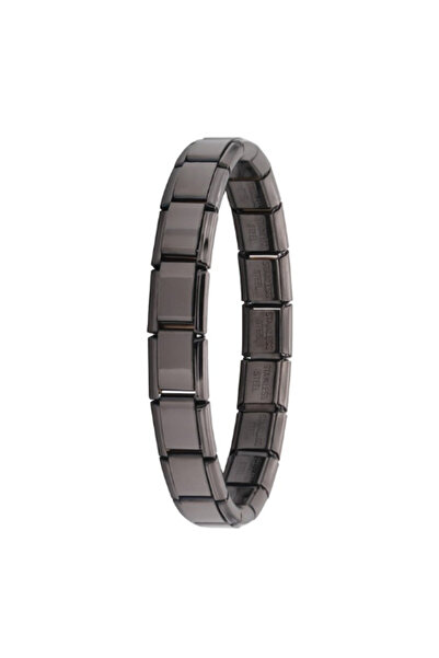 Choice Black Trendy Square Italy Stainless Steel Bracelets For Women Men HipH...