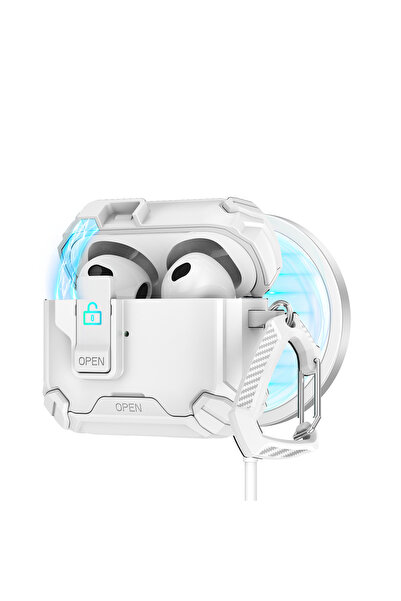 Choice1 For Airpods 4 Case WHITE For AirPods 4 Generation Case Magnetic Autom...