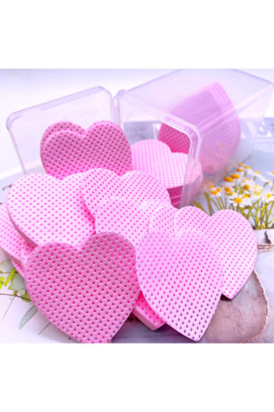 Choice1 200pcs Heart Pink 200pcs Wipes Paper Cotton Eyelash Glue Remover Wipe...