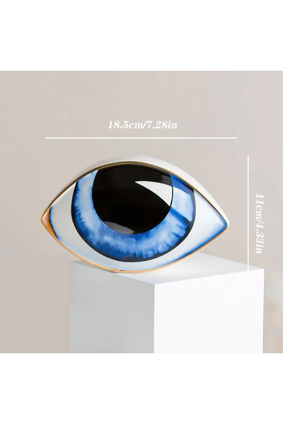 Choice3 Bblue Nordic Style Ceramic Devil's Eye Home Decor Eye Abstract Orname...
