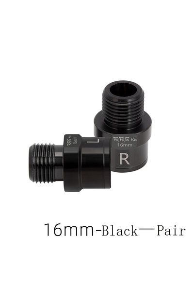 Choice1 16 mm black RRSKIT Bicycle Pedal Axle Extenders For Mountain Road Bik...