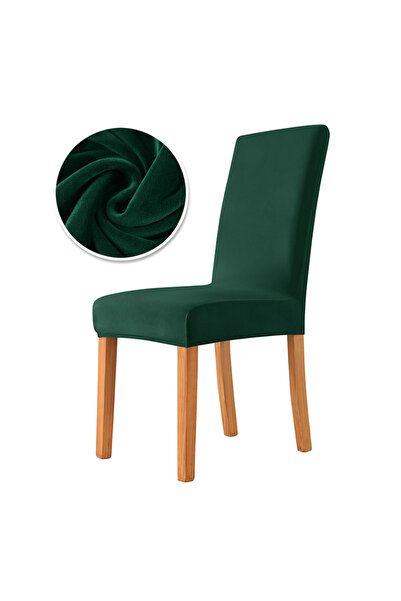 Choice 1 pc green New Velvet Fabric Chair Cover Super Soft Chair Covers For D...
