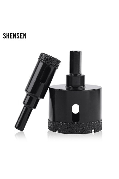 SHENSEN مجموعة رؤوس مثقاب مطلية بالماس مقاس 35 مم، قطعة واحدة، مقاس 6-75 مم، ...