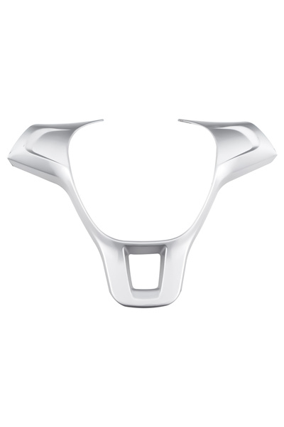 Choice3 styleA matte silver Car Steering Wheel Cover Trim Sticker for Volkswa...